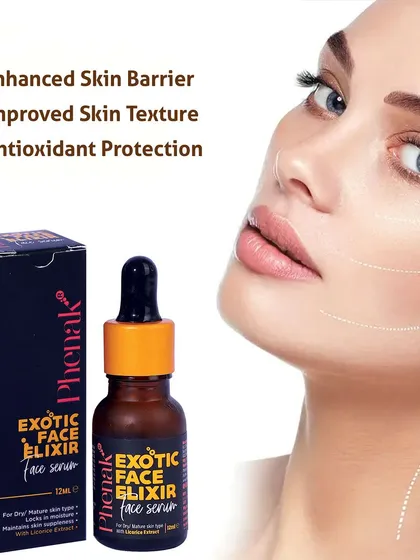 My Exotic Face Elixir is designed to deliver powerful results. This face serum works to enhance your skin's barrier, improve its texture for a smoother feel, and provide antioxidant protection against environmental stressors.