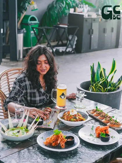A weekend brunch spread fit for a foodie. From appetizers to mains and a cold beer, it's the perfect way to enjoy a Sunday.