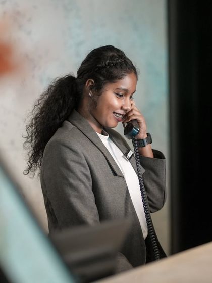 Shanti Priya, a welcoming face on our Front Office team, loves to make your stay memorable. She is always ready with a recommendation or assistance to ensure you have a delightful experience.