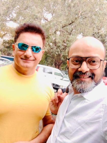 A quick selfie with a fellow advocate on a Saturday morning. Even on weekends, the High Court is a hub of activity and connection.