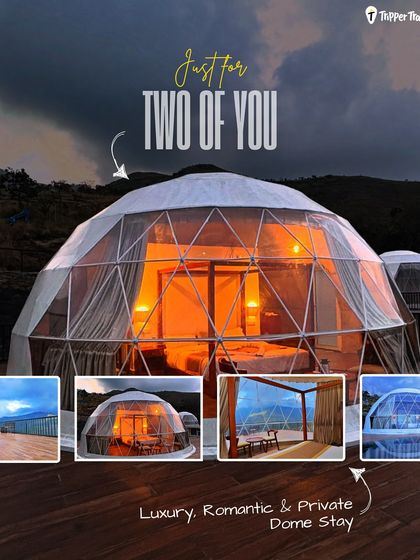 Just for the two of you. Our Kodaikanal trip features this luxury, romantic, and private dome stay, perfect for a special getaway.