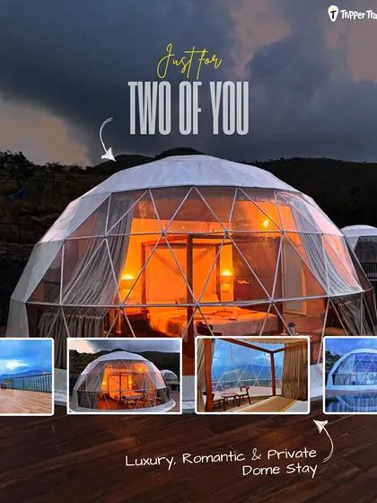 Just for the two of you. Our Kodaikanal trip features this luxury, romantic, and private dome stay, perfect for a special getaway.