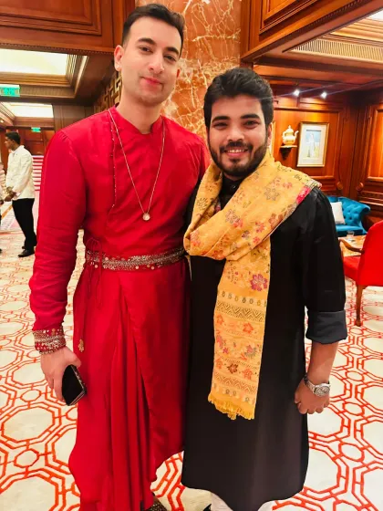 A magical evening playing with the sensational Rishabh Sharma bhai at the Taj Mahal Palace, Mumbai.