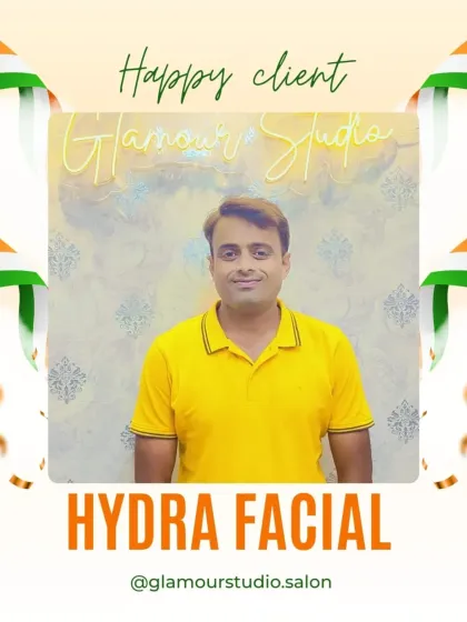 This client is looking bright and happy after his Hydra Facial. We aim for results that boost your mood.