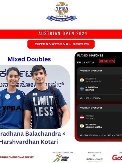 Yadav Pro Badminton Academy - Professional Badminton Coaching Programs International Victories photo 36