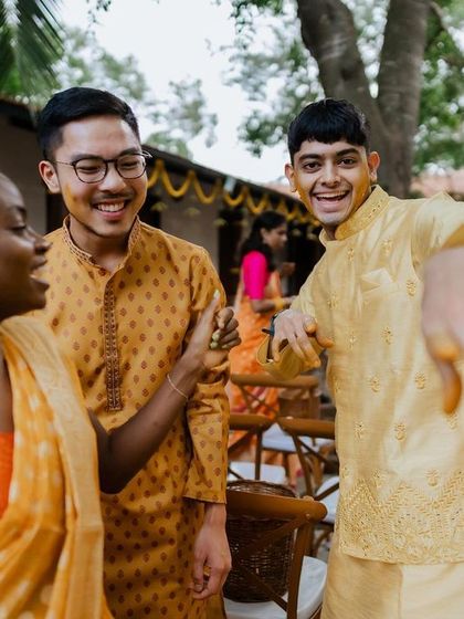 Journeys By Vivek - Wedding Cinematography Vibrant Haldi Celebrations photo 13