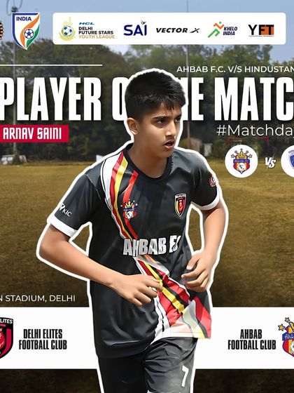 "Jis din khela wohi BAAWE!" Arnav Saini named Player of the Match after scoring a crucial goal and defending like an Elite.