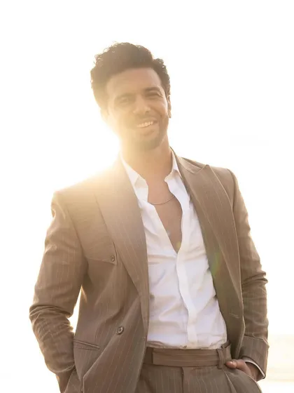 Sunset suits and sharp intent. This look for Rajeev Siddhartha captures that effortless charm with the tailored precision of a modern classic suit from NM Design Studio.