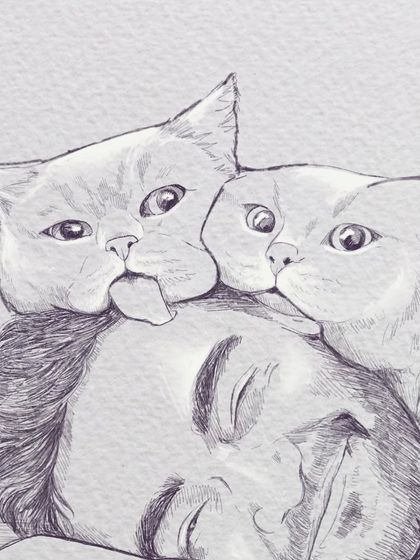 Rachita Burjupati - Custom Portraits & Illustrations Custom Pet Portraits photo 8