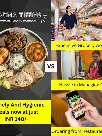 I started Padma Tiffins to be the simple solution for your daily meals. My service saves you from the hassle of unreliable cooks, expensive groceries, and oily restaurant food, offering a hygienic and homely thali at a fair price.
