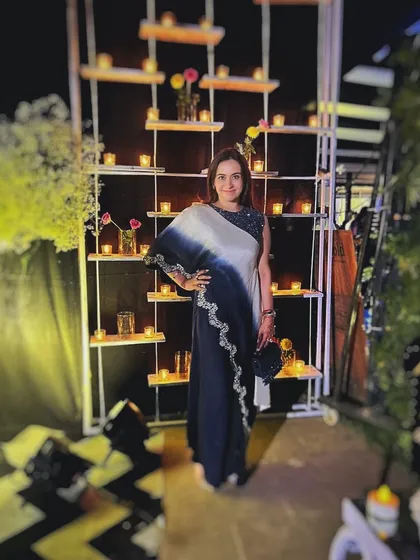 The festive season is officially here. This was my look for a recent party, featuring a beautiful tie-dye and embellished top that feels celebratory and chic.
