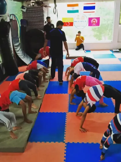 Flexibility is the foundation of gymnastics. In my group classes, I guide students of all ages through essential drills like the bridge pose to build a strong and mobile back.