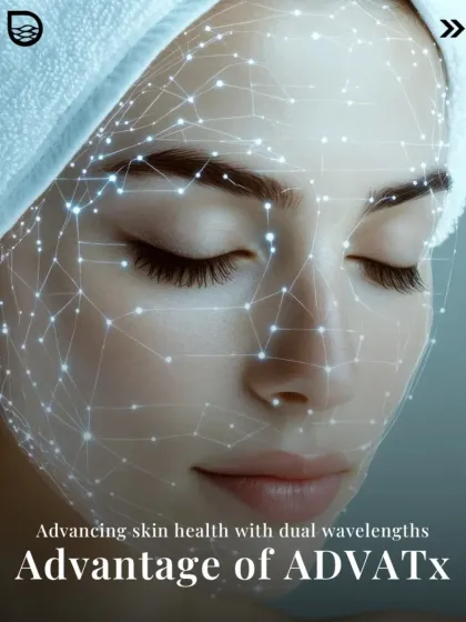 The AdvaTx laser advances skin health by using dual wavelengths to reduce inflammation, boost collagen, and tackle early signs of aging from the inside out.