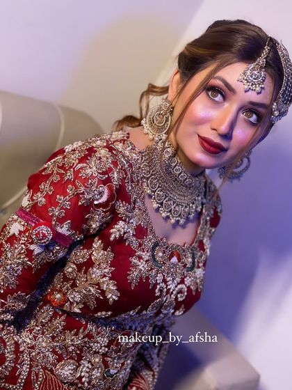 The Royal Bride: Red & Maroon Looks photo 115