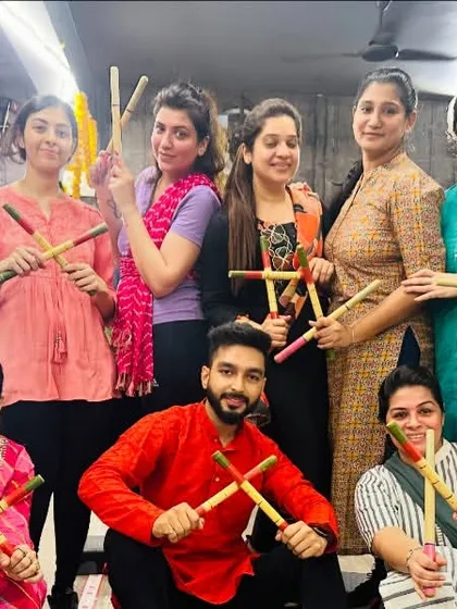 Another happy group from our Dandiya event. We believe fitness and celebration go hand in hand.