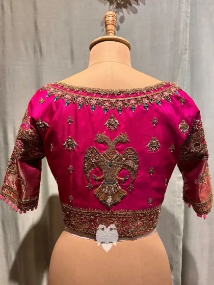 Blouse House by Mahitha Prasad - Custom Blouse Design & Embroidery A Closer Look: The Art of Embroidery photo 19