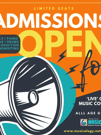 Limited seats are available for our live online music courses. We teach vocals, piano, guitar, drums, music production, and songwriting to all age groups.