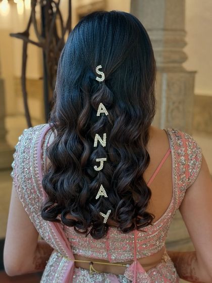 Bhavya Achar - Bridal & Occasion Styling Romantic Open & Half-Up Styles photo 27