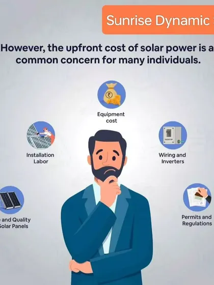 I understand that the upfront cost, including equipment, installation, and permits, can be a concern. My consultation service is designed to break down these costs and show you how subsidies and EMIs make it manageable.