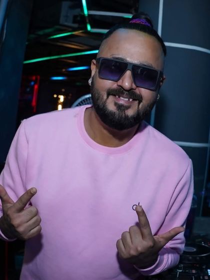 A shot of me from a Valentine's Day edition party at Toca Koramangala.