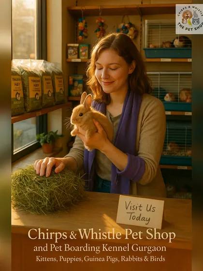 A happy rabbit needs a diet rich in fiber. I provide fresh, high-quality Timothy hay, sourced directly from farms in Haryana, to keep your small pets healthy and satisfied.