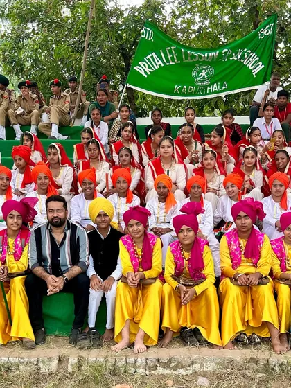 Nothing beats the feeling of seeing my students shine. Here I am with my talented performers from Prita Lee Lesson Senior Secondary School after their big show in Kapurthala. We can handle choreography for any group size!