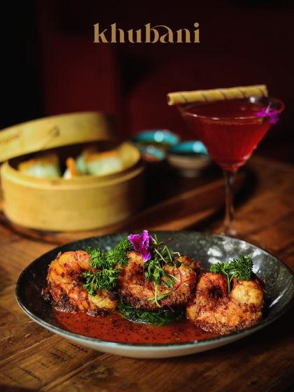 If you’re a seafood lover, Khubani is the place to be. Our chefs are passionate about creating seafood dishes packed with flavor, like these signature grilled prawns.