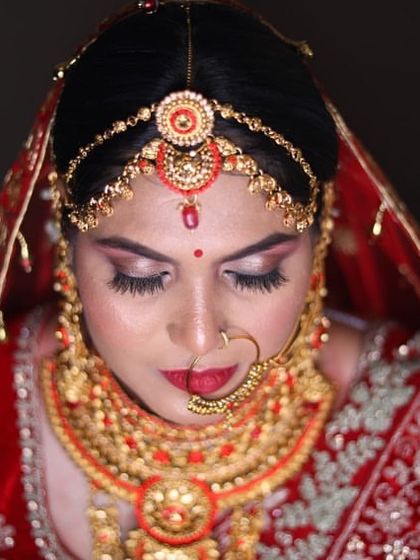 Mitali Jain - Bridal Makeup & Styling Classic Red & Gold Bridal Looks photo 20