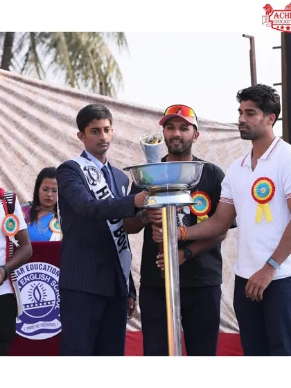 Mr. Shashank Singh lighting the ceremonial torch, a moment of inspiration for all our young athletes.
