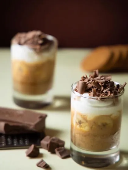 A sweet end to your meal. My Banoffee Pie dessert cups are a perfect single-serving treat.