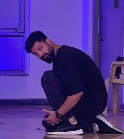 Another pose from the same series, reminding me to stay grounded and focused on my path.