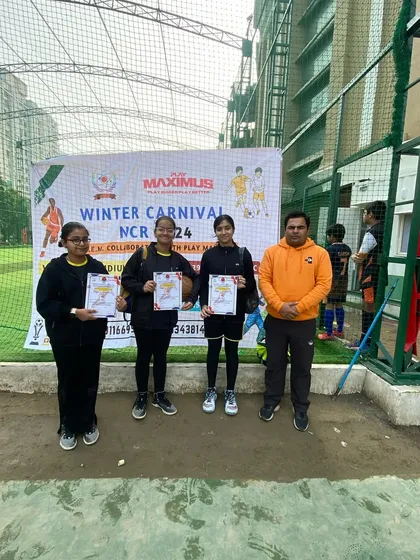 Our girls team with their certificates of achievement at the Winter Carnival NCR 2024. Every tournament is a valuable learning experience.