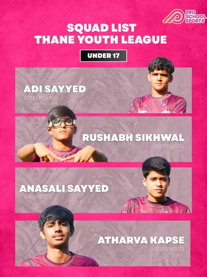 Introducing more of our solid defenders from the Under-17 Thane Youth League team.
