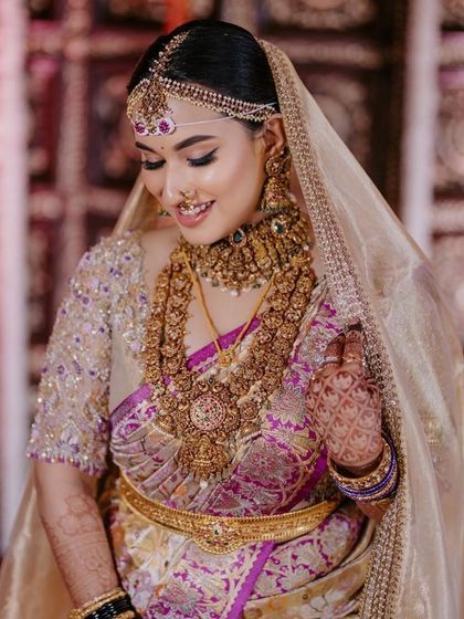 Padma Nandivada - Custom Bridal Wear Design Signature Hand-Embroidered Blouses photo 120