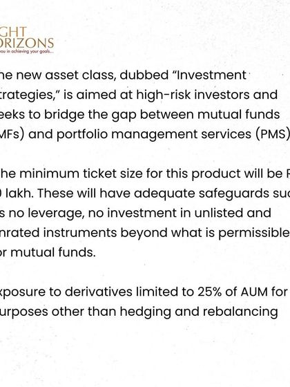 This bulletin covers SEBI's new frameworks designed to enhance investment opportunities. We explain the new high-risk asset class and the "MF Lite" framework for passive funds.