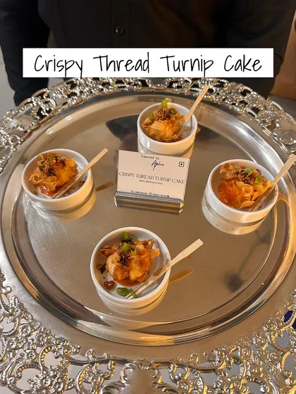 This Crispy Thread Turnip Cake is a textural delight. Served in individual portions, it's an elegant and unique appetizer that is sure to impress your guests with its sophisticated flavour.