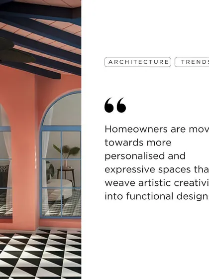 For Beautiful Homes India, I shared my prediction that 2025 will see a move towards more personalized and expressive spaces, where homeowners weave artistic creativity into functional design.