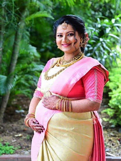 Makeovers by Mahalakshmi - Special Occasion Makeup Seemantham & Baby Shower Glow photo 6