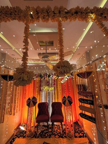 The Trendy Party - Wedding & Pre-Wedding Event Decoration Vibrant Haldi & Mehendi Setups photo 5