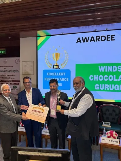 We were honored to receive the Excellent Performance Award for food safety from the Ministry of Food Processing. This recognition reflects our deep commitment to maintaining the highest standards of quality and hygiene in our Gurugram factory.