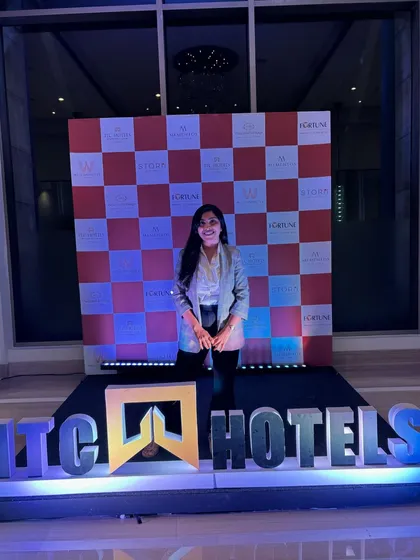 Ready for showtime at an event held at ITC Hotels. I have hosted events at major venues across Bengaluru and beyond, and I am skilled at coordinating with venue staff for a smooth production.
