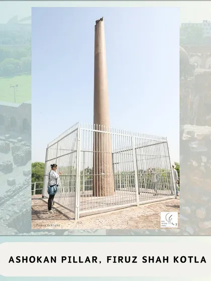 A closer look at the Ashokan Pillar at Feroz Shah Kotla. We examine the ancient Brahmi script and discuss the legends associated with it, including its connection to the Pandavas and the djinn, Lat Baba.