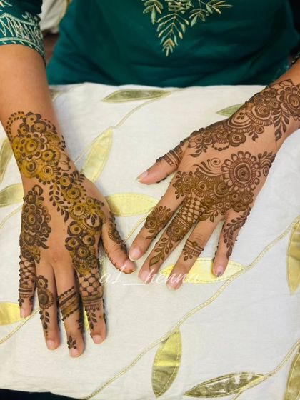 The same Arabic design from a slightly different perspective.