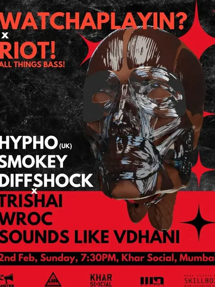 Announcement for an Ableton Live set where I played strictly underground bass music alongside the legendary Hypho.