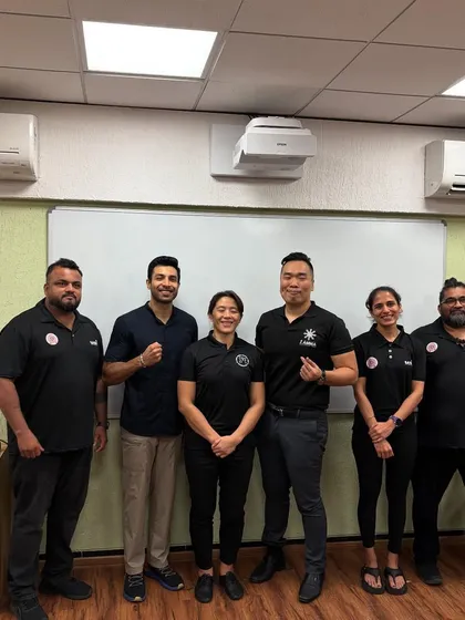 Another group photo with the international referees and my colleagues. This journey is about continuous learning and contributing to the sport I love.