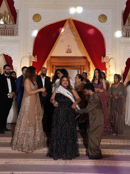 Another shot from the crowning ceremony, a moment of pure triumph and happiness.