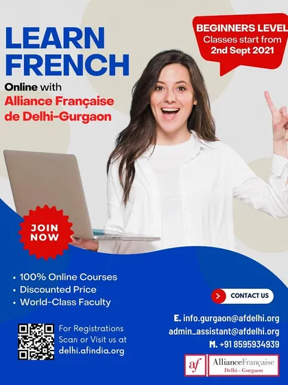 Join our world-class faculty and start learning French from anywhere. Our 100% online courses for beginners offer a structured path to mastering the language with expert guidance.