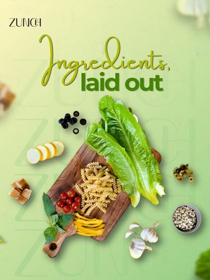 From individual ingredients to a complete meal. This is how our Pesto Piccolo bowl starts, with every component chosen for its freshness and flavor.