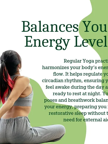 How yoga helps sleep: It balances your energy levels and regulates your circadian rhythm.