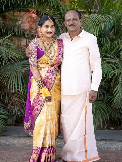 Makeovers by Ramya - Hair Styling & Saree Draping South Indian Wedding Diaries photo 42